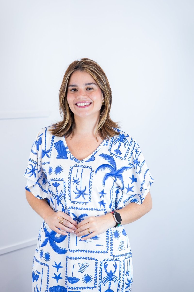 Vestido Helena Maxi - Malha Confort Deluxe Manga Morcego - Naguirre Shop