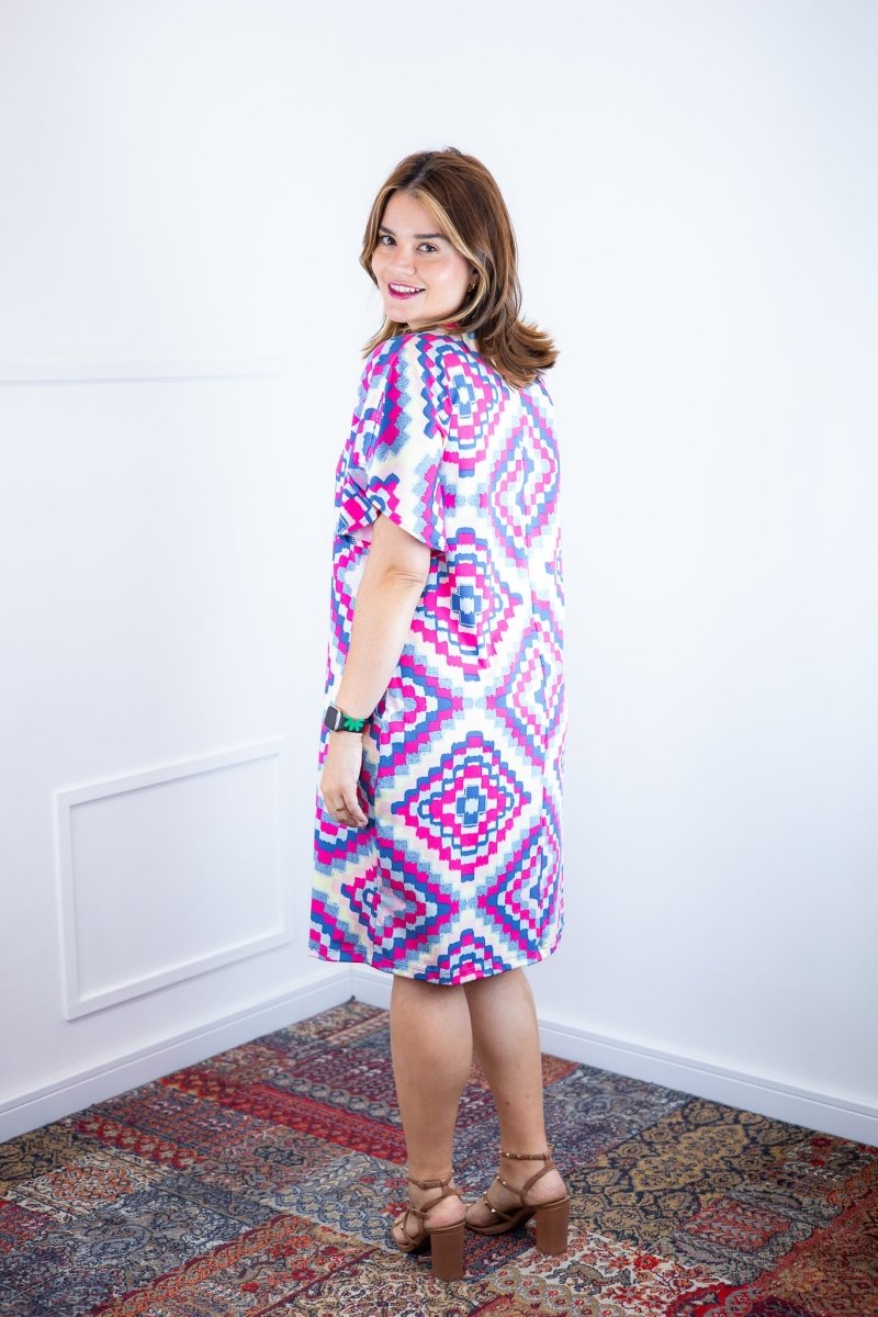 Vestido Helena Maxi - Malha Confort Deluxe Manga Morcego - Naguirre Shop