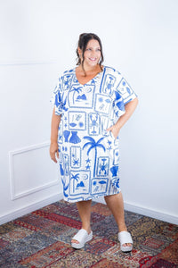 Vestido Helena Maxi - Malha Confort Deluxe Manga Morcego - Naguirre Shop