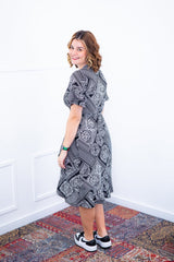 Vestido Indonésia - Malha Confort Envelope - Naguirre Shop