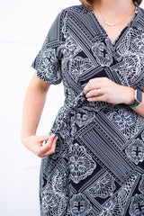 Vestido Indonésia - Malha Confort Envelope - Naguirre Shop