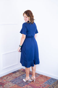 Vestido Indonésia - Malha Confort Envelope - Naguirre Shop