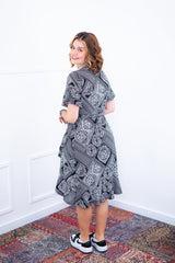 Vestido Indonésia - Malha Confort Envelope - Naguirre Shop
