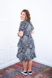 Vestido Indonésia - Malha Confort Envelope - Naguirre Shop