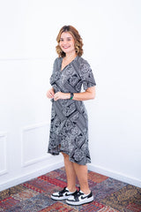 Vestido Indonésia - Malha Confort Envelope - Naguirre Shop