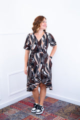 Vestido Indonésia - Malha Confort Envelope - Naguirre Shop