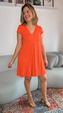 Vestido Laura - Evasê Decote V em Viscolycra - Naguirre Shop
