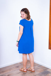 Vestido Laura - Evasê Decote V em Viscolycra - Naguirre Shop