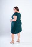 Vestido Laura - Evasê Decote V em Viscolycra - Naguirre Shop