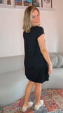 Vestido Laura - Evasê Decote V em Viscolycra - Naguirre Shop