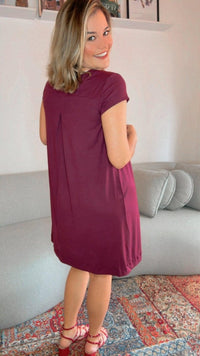 Vestido Laura - Evasê Decote V em Viscolycra - Naguirre Shop