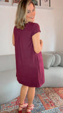 Vestido Laura - Evasê Decote V em Viscolycra - Naguirre Shop