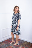Vestido Letícia – Midi com Gola V em Malha Confort Deluxe - Naguirre Shop
