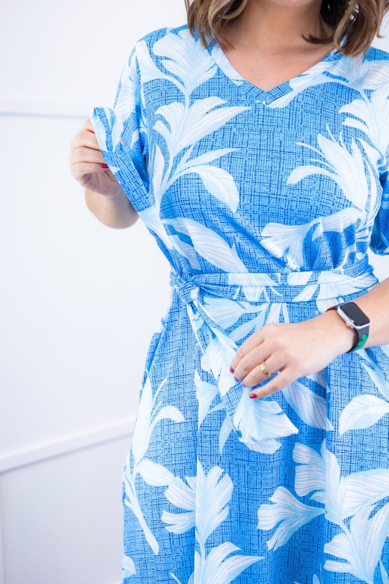Vestido Letícia – Midi com Gola V em Malha Confort Deluxe - Naguirre Shop