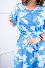 Vestido Letícia – Midi com Gola V em Malha Confort Deluxe - Naguirre Shop