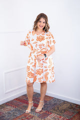Vestido Letícia – Midi com Gola V em Malha Confort Deluxe - Naguirre Shop