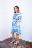 Vestido Letícia – Midi com Gola V em Malha Confort Deluxe - Naguirre Shop
