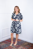 Vestido Letícia – Midi com Gola V em Malha Confort Deluxe - Naguirre Shop