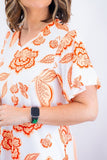 Vestido Letícia – Midi com Gola V em Malha Confort Deluxe - Naguirre Shop