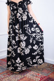 Vestido Longo Cecília – Manga Ciganinha em Viscolinho com Bolsos Laterais - Naguirre Shop