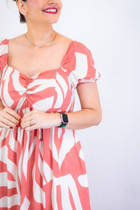 Vestido Longo Cecília – Manga Ciganinha em Viscolinho com Bolsos Laterais - Naguirre Shop
