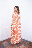 Vestido Longo Cecília – Manga Ciganinha em Viscolinho com Bolsos Laterais - Naguirre Shop