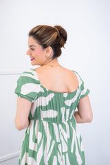 Vestido Longo Cecília – Manga Ciganinha em Viscolinho com Bolsos Laterais - Naguirre Shop