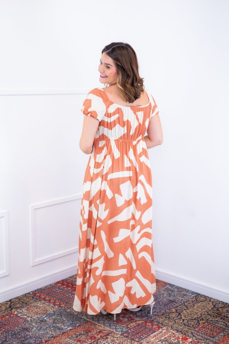 Vestido Longo Cecília – Manga Ciganinha em Viscolinho com Bolsos Laterais - Naguirre Shop