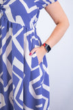 Vestido Longo Cecília – Manga Ciganinha em Viscolinho com Bolsos Laterais - Naguirre Shop