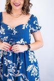 Vestido Longo Cecília – Manga Ciganinha em Viscolinho com Bolsos Laterais - Naguirre Shop