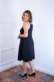 Vestido Lótus - Midi de Alcinhas em Viscolycra - Naguirre Shop