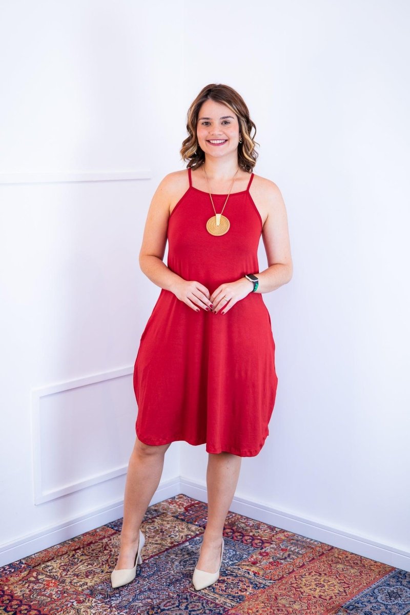 Vestido Lótus - Midi de Alcinhas em Viscolycra - Naguirre Shop