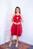 Vestido Lótus - Midi de Alcinhas em Viscolycra - Naguirre Shop