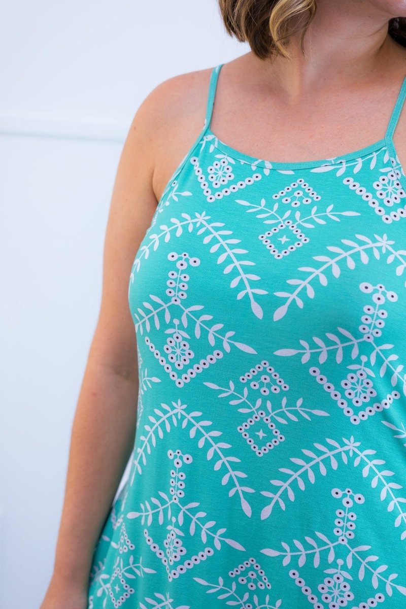 Vestido Lótus - Midi de Alcinhas em Viscolycra - Naguirre Shop
