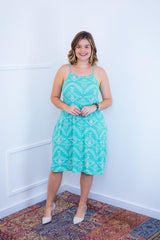 Vestido Lótus - Midi de Alcinhas em Viscolycra - Naguirre Shop