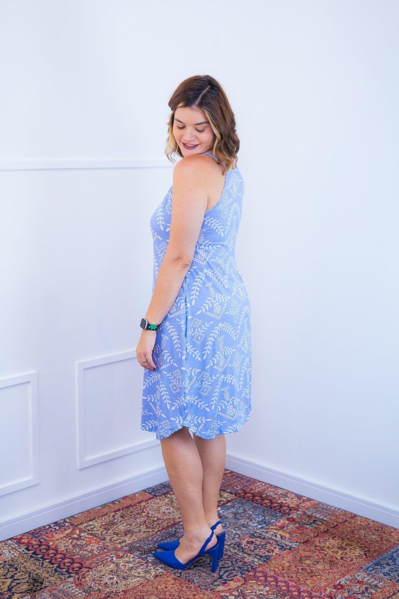 Vestido Lótus - Midi de Alcinhas em Viscolycra - Naguirre Shop