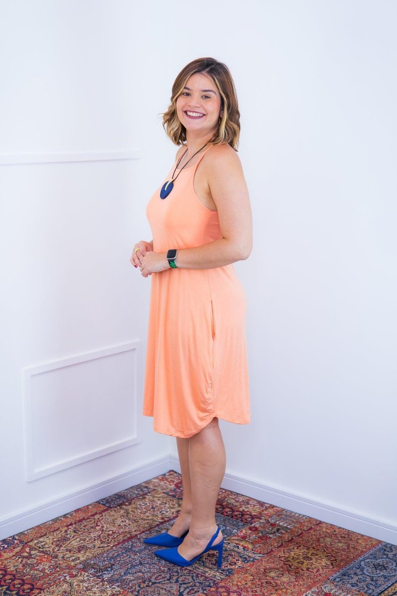 Vestido Lótus - Midi de Alcinhas em Viscolycra - Naguirre Shop