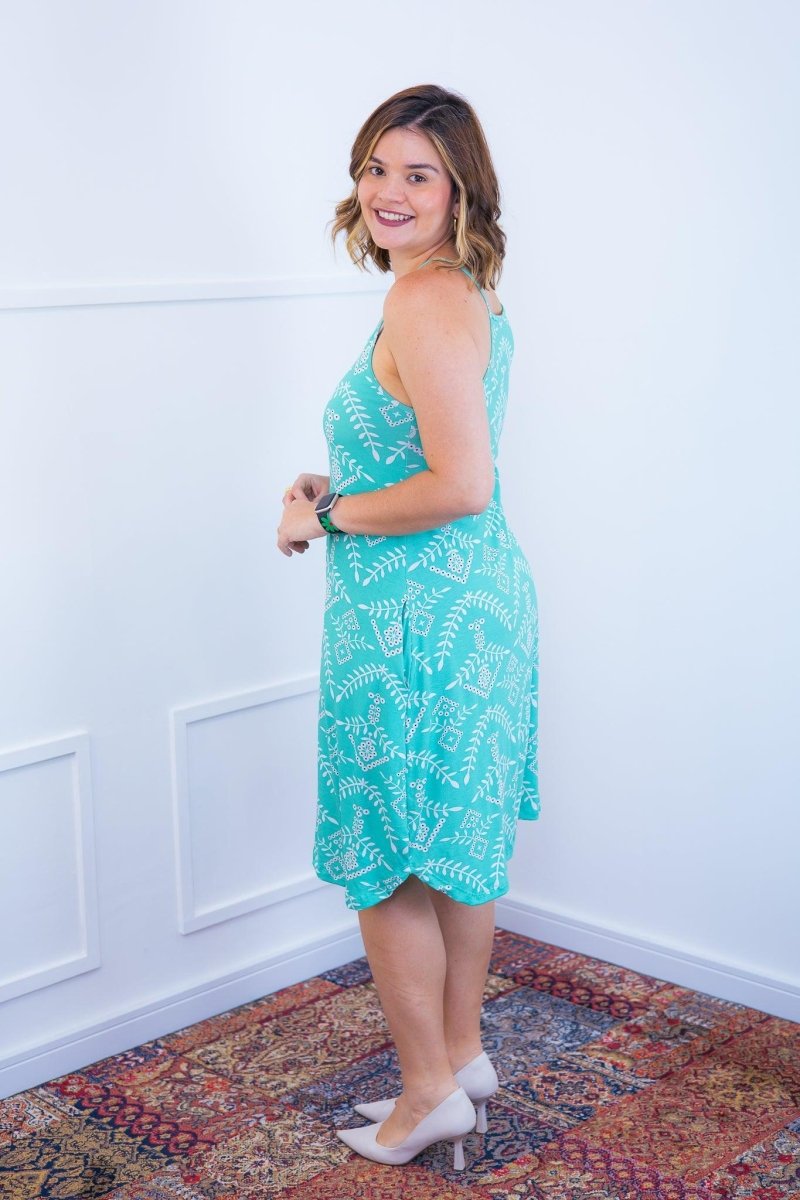 Vestido Lótus - Midi de Alcinhas em Viscolycra - Naguirre Shop