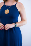 Vestido Lótus - Midi de Alcinhas em Viscolycra - Naguirre Shop