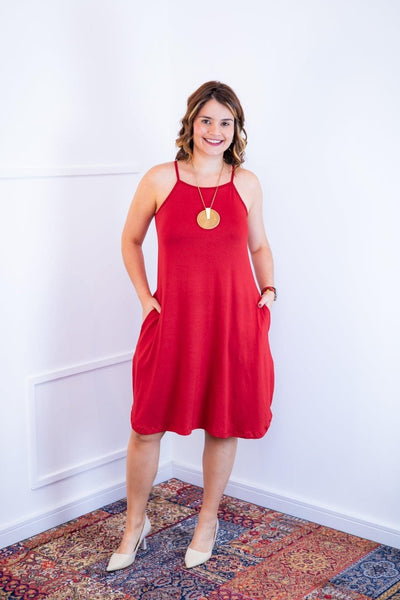 Vestido Lótus - Midi de Alcinhas em Viscolycra - Naguirre Shop