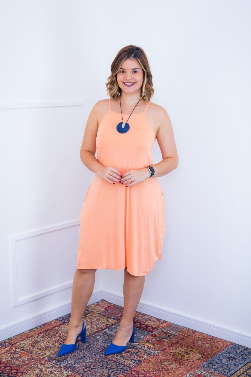 Vestido Lótus - Midi de Alcinhas em Viscolycra - Naguirre Shop