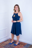 Vestido Lótus - Midi de Alcinhas em Viscolycra - Naguirre Shop