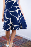 Vestido Luana – Evasê com Gola Padre e Bolsos em Crepe - Naguirre Shop
