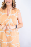 Vestido Luana – Evasê com Gola Padre e Bolsos em Crepe - Naguirre Shop