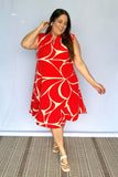 Vestido Luana – Evasê com Gola Padre e Bolsos em Crepe - Naguirre Shop