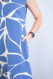 Vestido Luana – Evasê com Gola Padre e Bolsos em Crepe - Naguirre Shop
