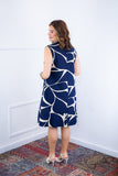 Vestido Luana – Evasê com Gola Padre e Bolsos em Crepe - Naguirre Shop