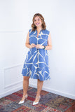 Vestido Luana – Evasê com Gola Padre e Bolsos em Crepe - Naguirre Shop