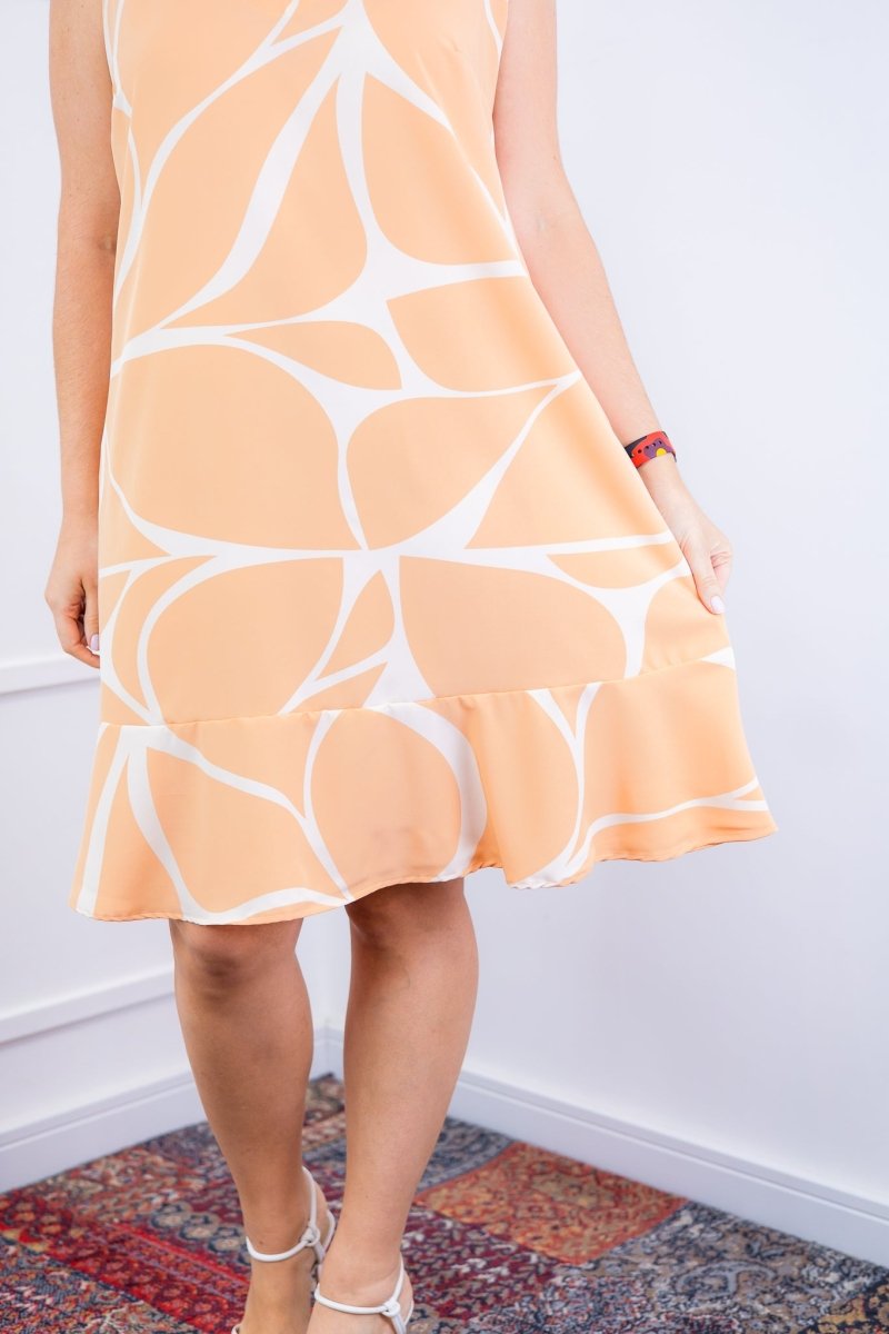Vestido Luana – Evasê com Gola Padre e Bolsos em Crepe - Naguirre Shop