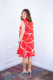 Vestido Luana – Evasê com Gola Padre e Bolsos em Crepe - Naguirre Shop